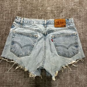 Female Levi’s shorts